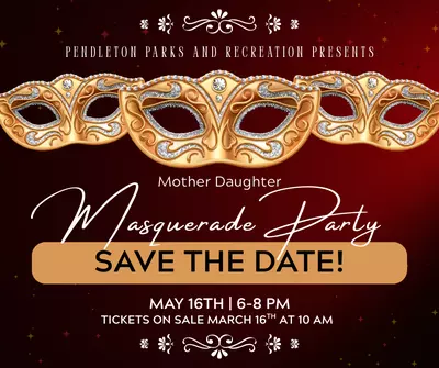 Save the date for the masquerade party