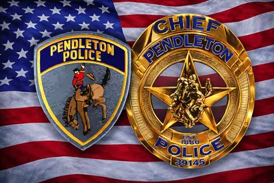 Pendleton Police Badge