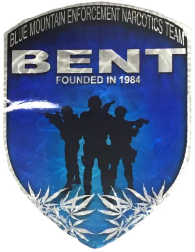 Blue Mountain Enforcement Narcotics Team (BENT) Logo