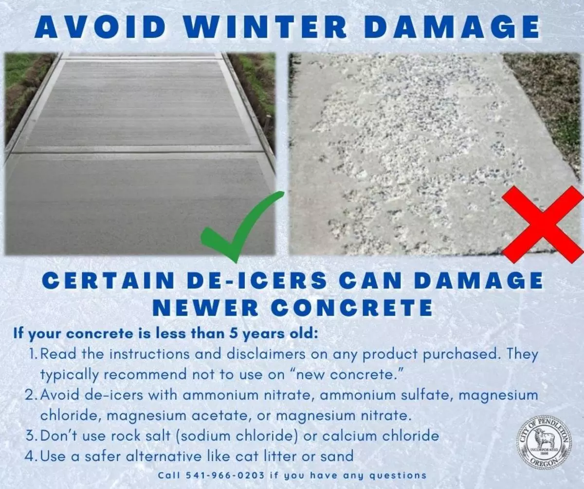 Sidewalk damage photos