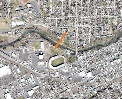 Map of fireworks location