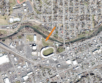 Map of fireworks location