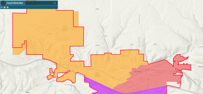 map of City Council ward 2