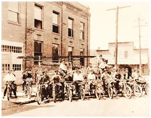 Photo of Pendleton Fire Department from 1920s