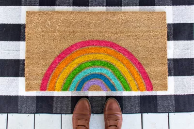Painted Door Mat