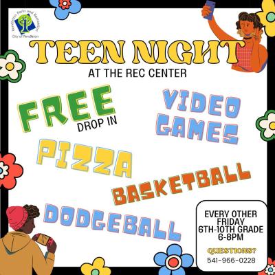 Teen night graphic