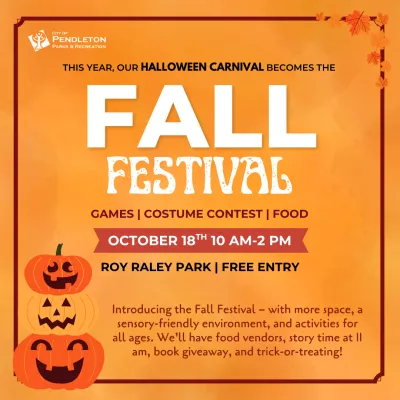 Fall Festival flyer