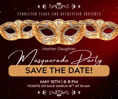 Save the date for the masquerade party