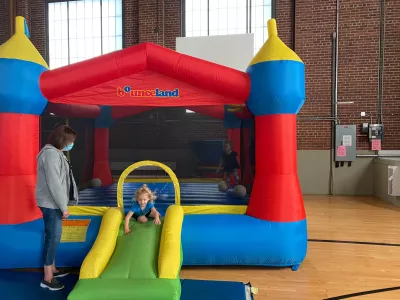 bouncy house fun