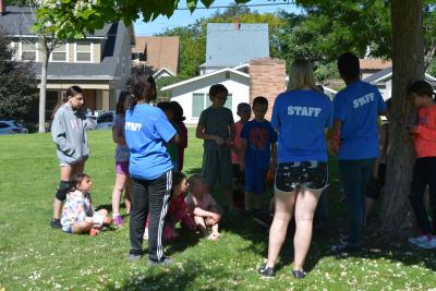kids at camp