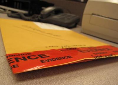 evidence.jpg Close-up of an evidence file.