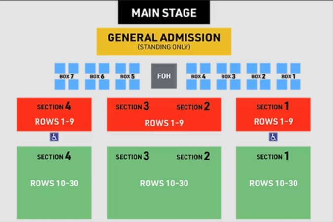 Jackalope Jamboree Stage map